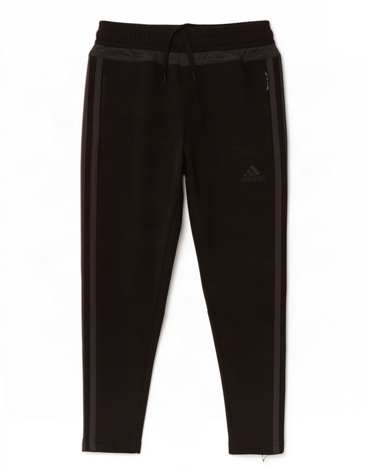 Calças de treino Adidas Boys Climacool 7-8 anos preto poliéster