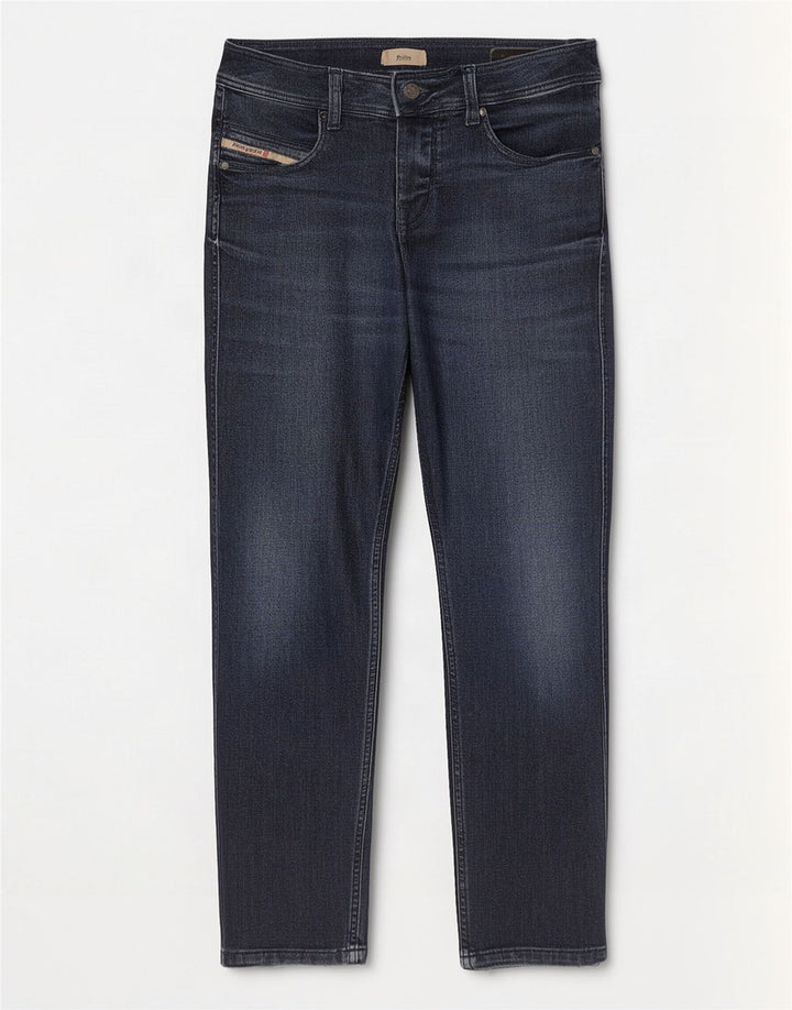 Diesel Dame Slim Jeans W30 L27 Marineblå Bomuld