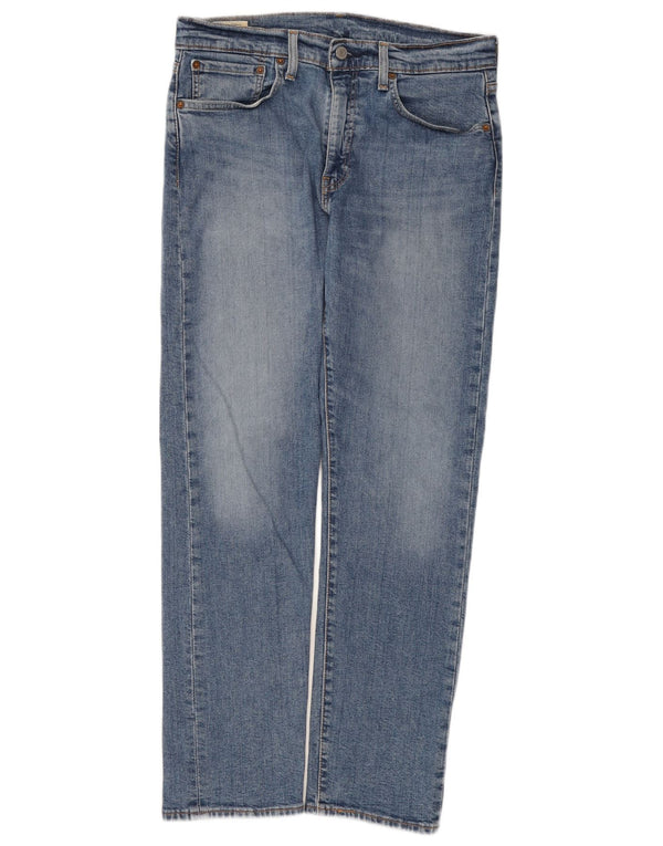 Мужские зауженные джинсы Levi's 502 W32 L30 синие
