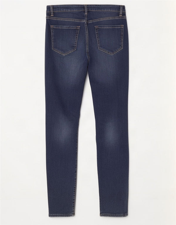 Blugi cu talie înaltă Hollister pentru femei Stretch Legging US 12 Large W31 L28 Blue