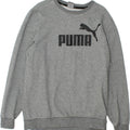 PUMA Mens Graphic Sweatshirt Jumper Large Grey Cotton Vintage Puma and Second-Hand Puma from Messina Hembry 