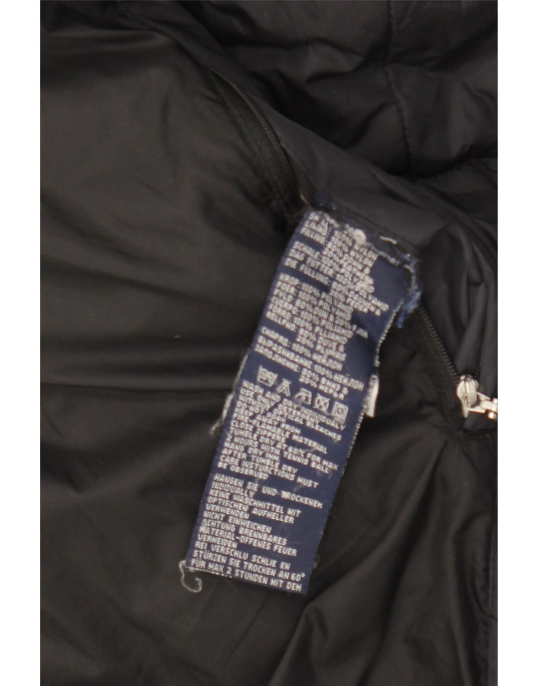 Sergio Tacchini Womens Padded Coat UK 14 Medium Black Nylon