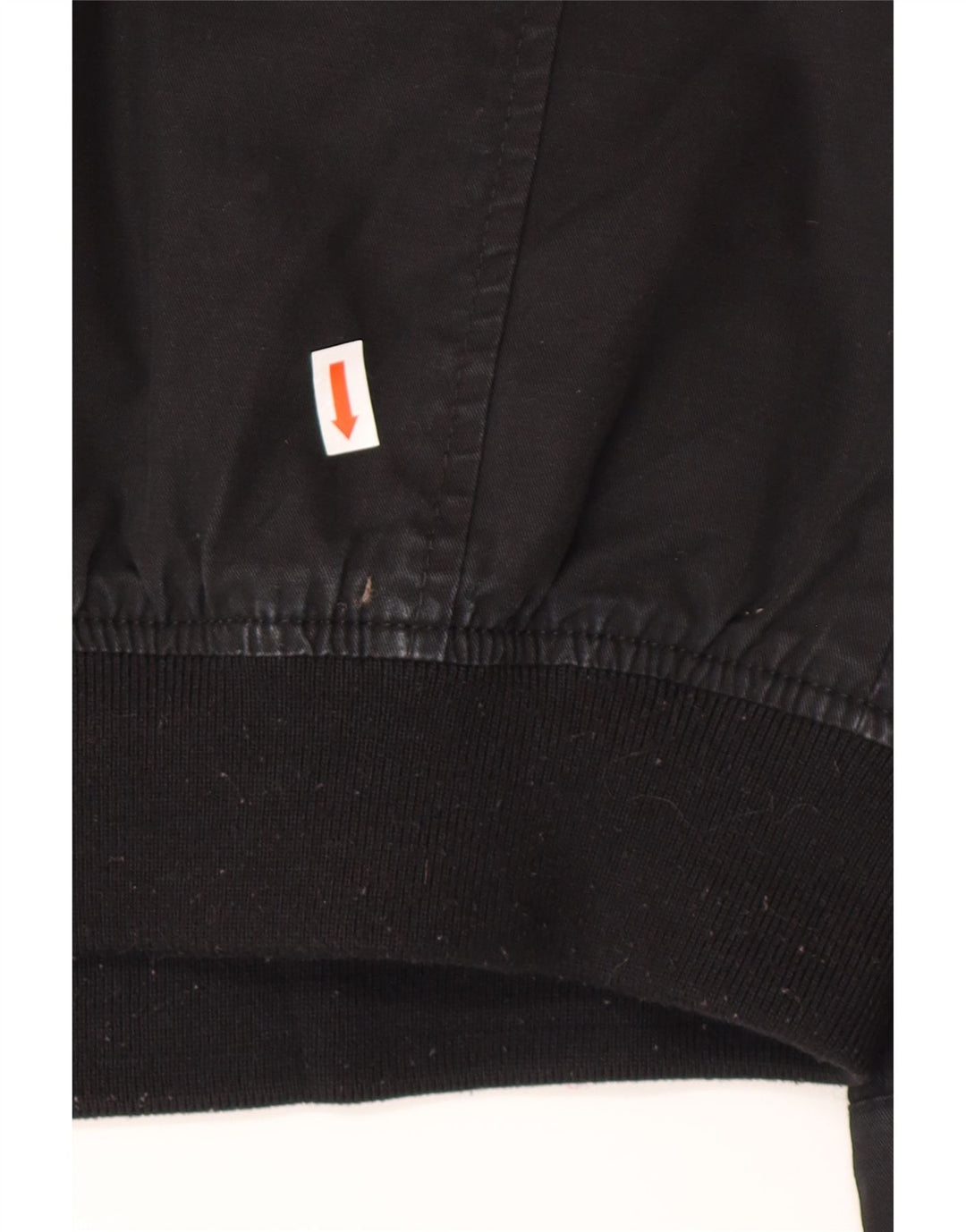 Marks & Spencer Mens Autograph Bomber Jacket UK 42 XL Black Cotton