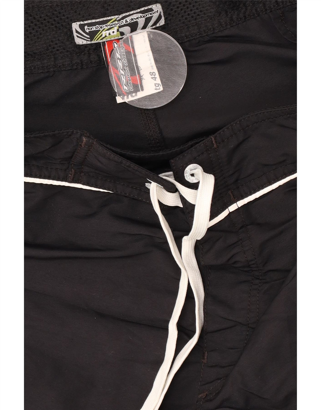 Reebok Mens Graphic Sport Shorts IT 48 Medium Black Geometric