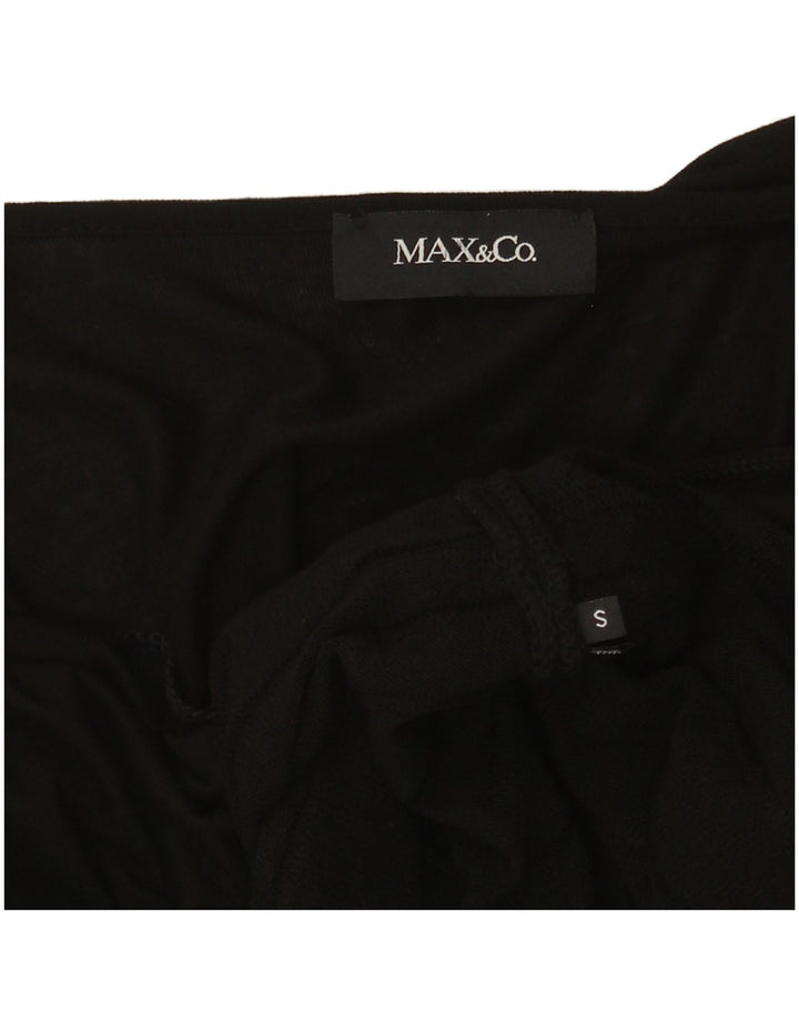 Max & Co. Abito a trapezio da donna con maniche a 3/4 UK 8 Small Nero