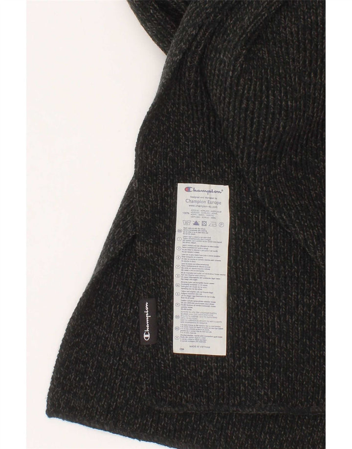 Champion Écharpe rectangulaire en tricot pour homme, taille unique, gris acrylique