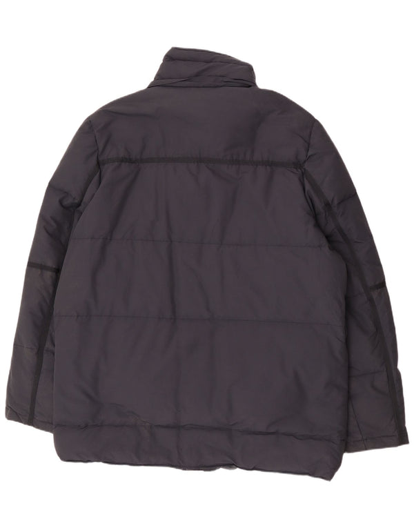 Canadiens Herren Wattierte Jacke UK 42 XL Marineblau Baumwolle