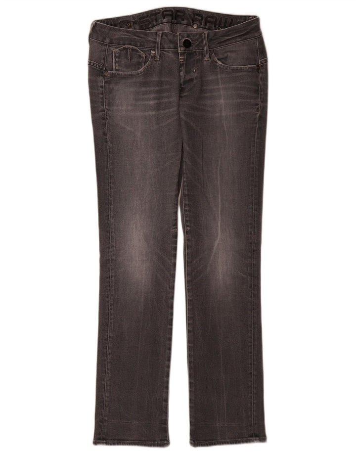 G-Star Womens Straight Jeans W28 L32 Grey Cotton