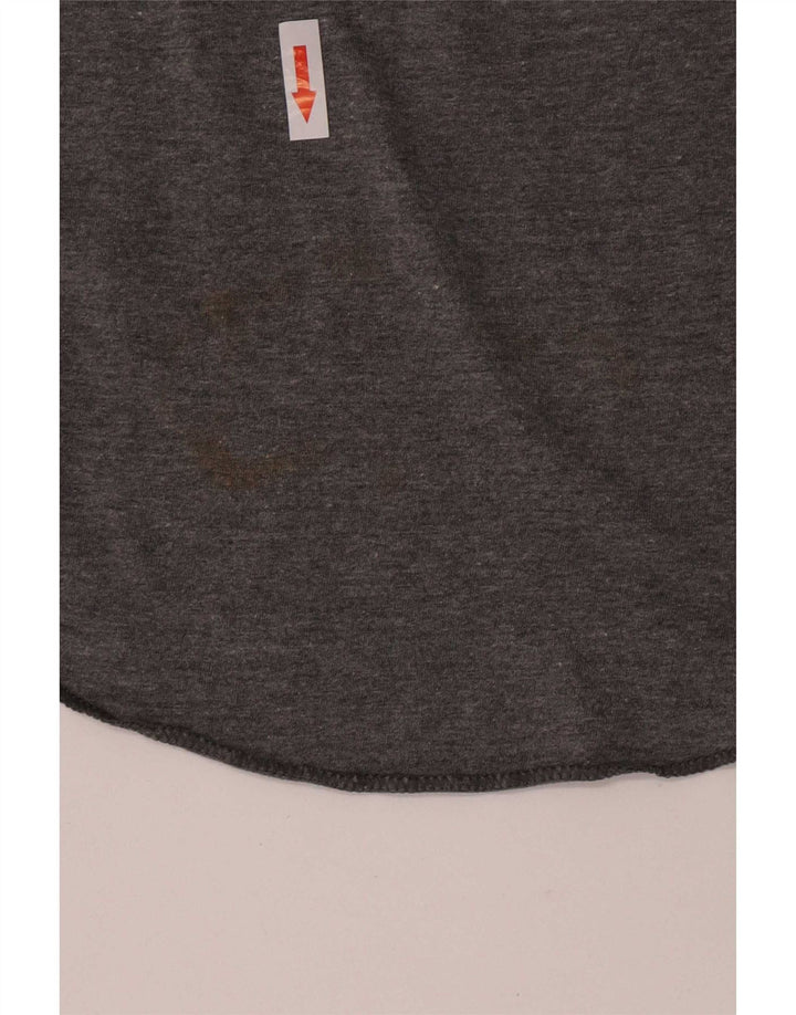 Hurley Garçon Premium Fit Graphic Top Manches Longues 15-16 ans Gris Moyen