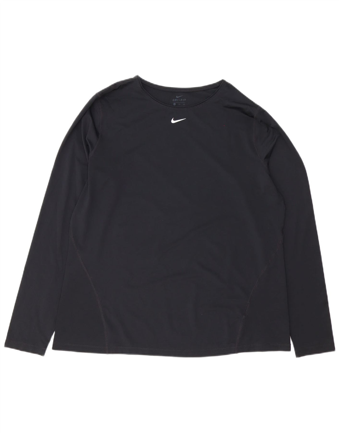 Ανδρική μπλούζα Nike με μακρύ μανίκι 2XL Αθλητικό μαύρο πολυεστέρα