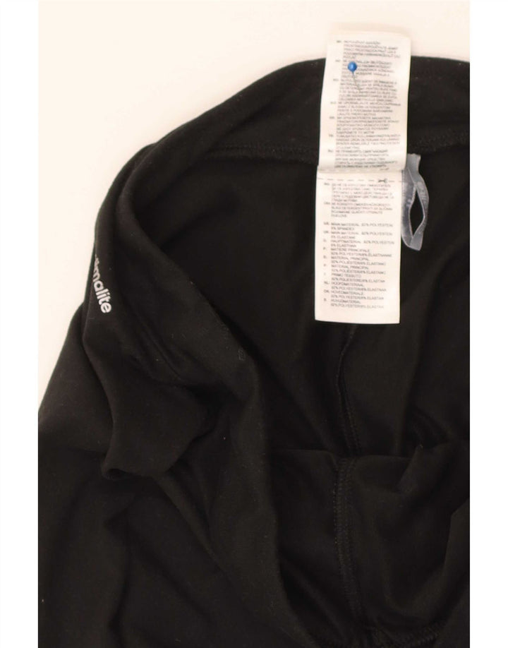 Adidas Womens Climalite Leggings UK 12/14 Medium Black Polyester