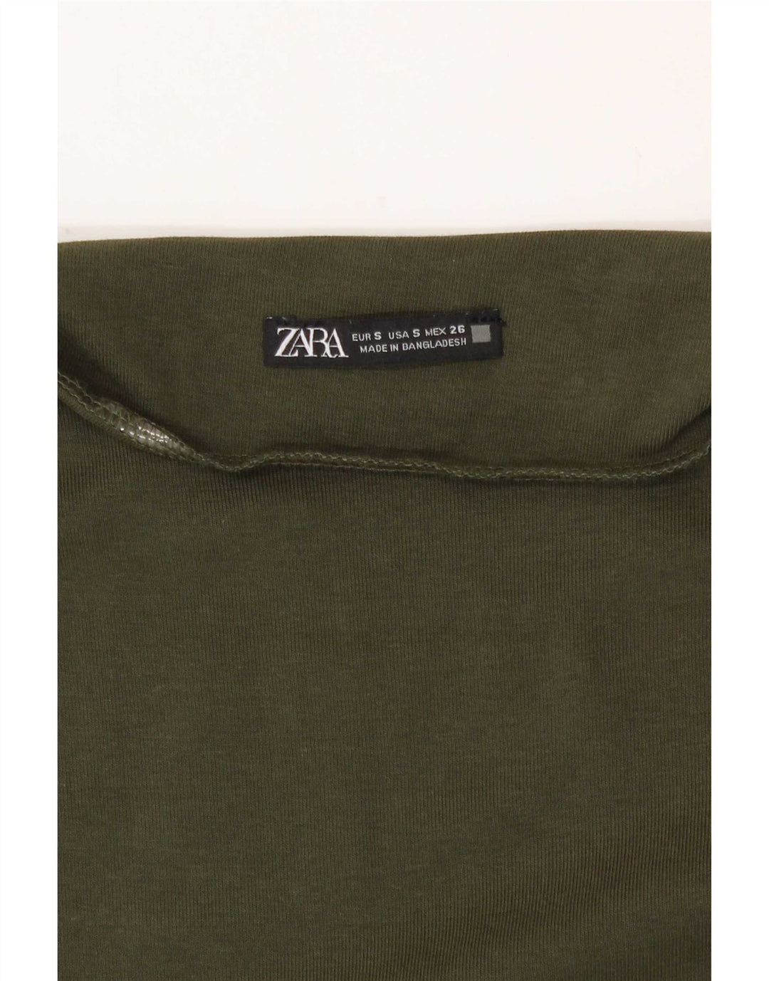 Zara Dame Maxi Dress UK 8 Small Khaki