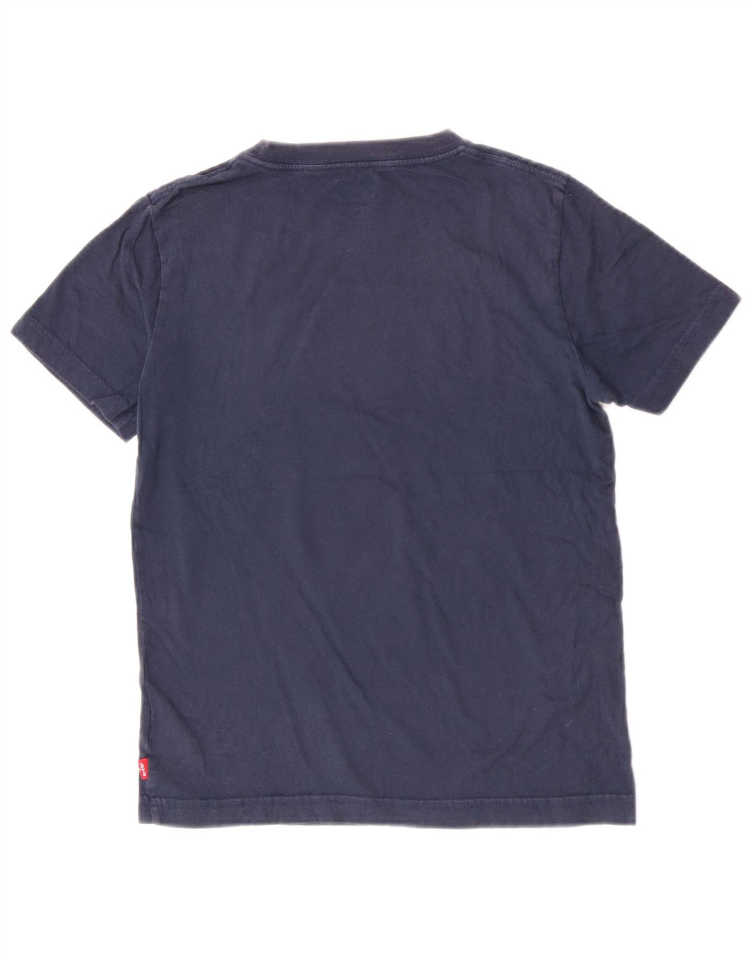 Levi's Boys Regular Graphic T-Shirt Top 9-10 Years Navy Blue Cotton