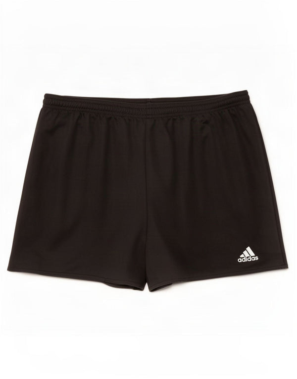 Adidas Damen Climalite Sport Shorts UK 20/22 XL Schwarz Polyester