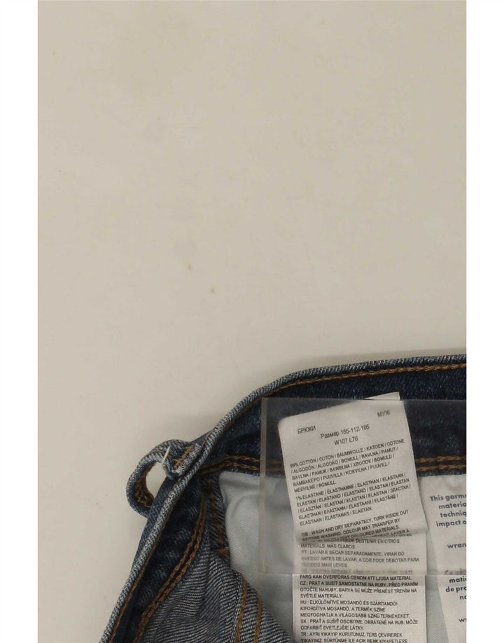 Wrangler Mens Regular Straight Jeans W42 L27 Blue Cotton