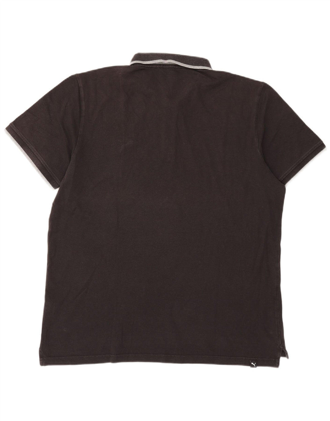 Puma Mens Polo Shirt XL Black Cotton