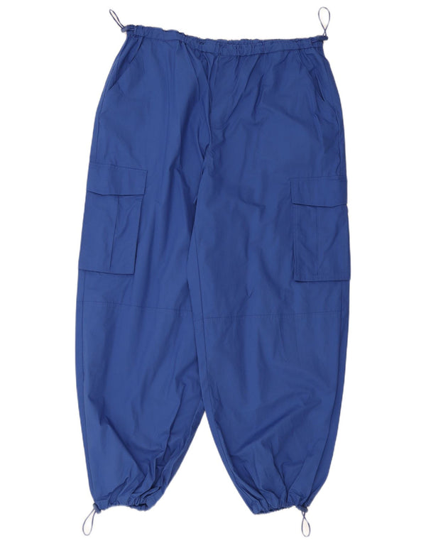 Calça cargo feminina Jack Wills, folgada, para corrida, Reino Unido 14, grande, W34, L29, azul