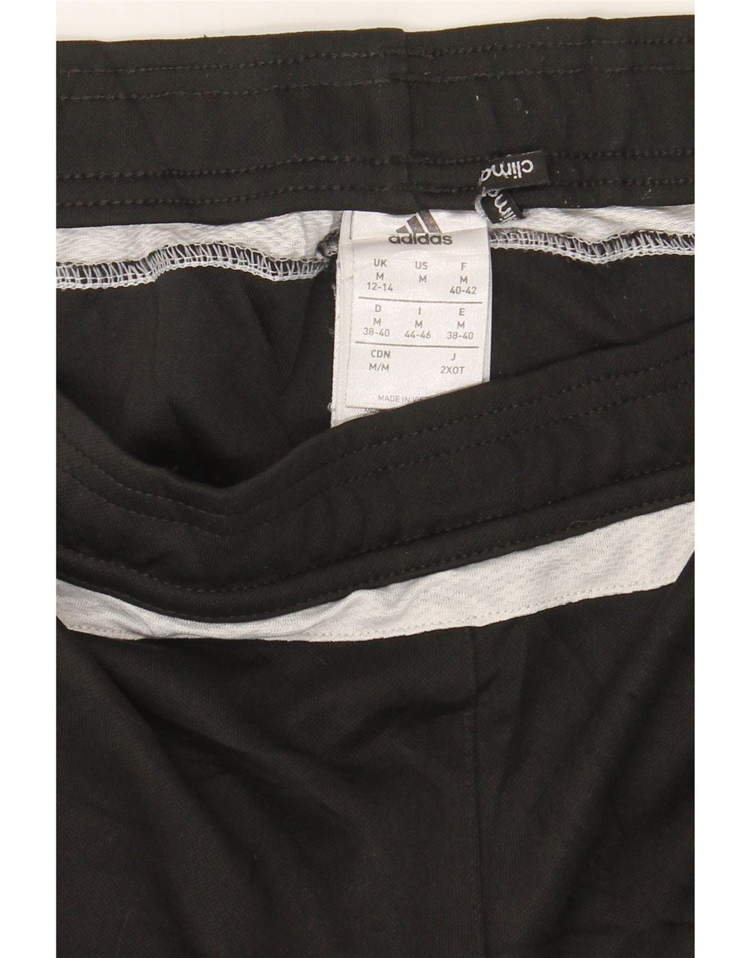 ADIDAS Womens Climacool Tracksuit Trousers UK 12/14 Medium  Black Vintage Adidas and Second-Hand Adidas from Messina Hembry 