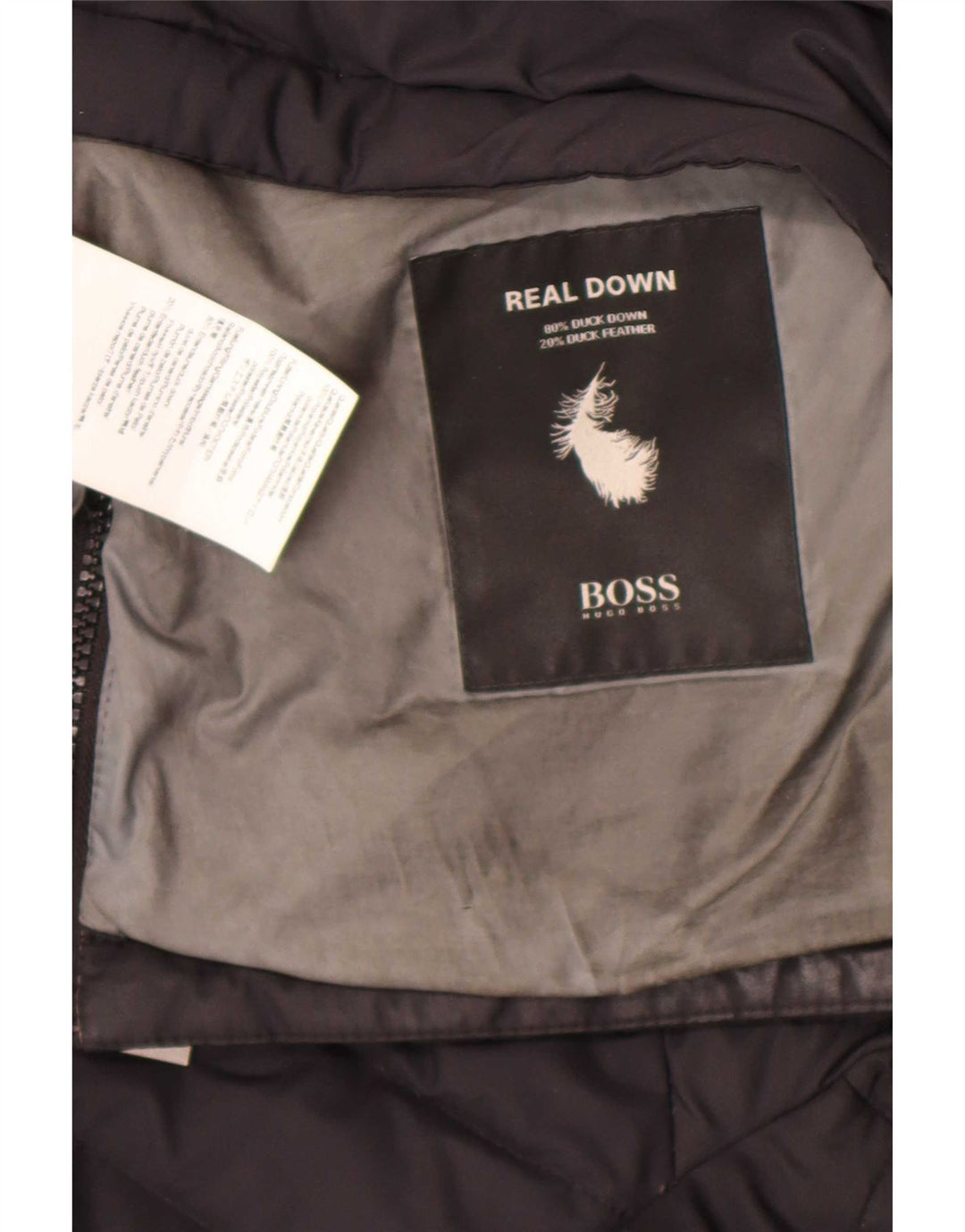 Hugo Boss Chaqueta acolchada para hombre EU 50 Large Poliamida negra