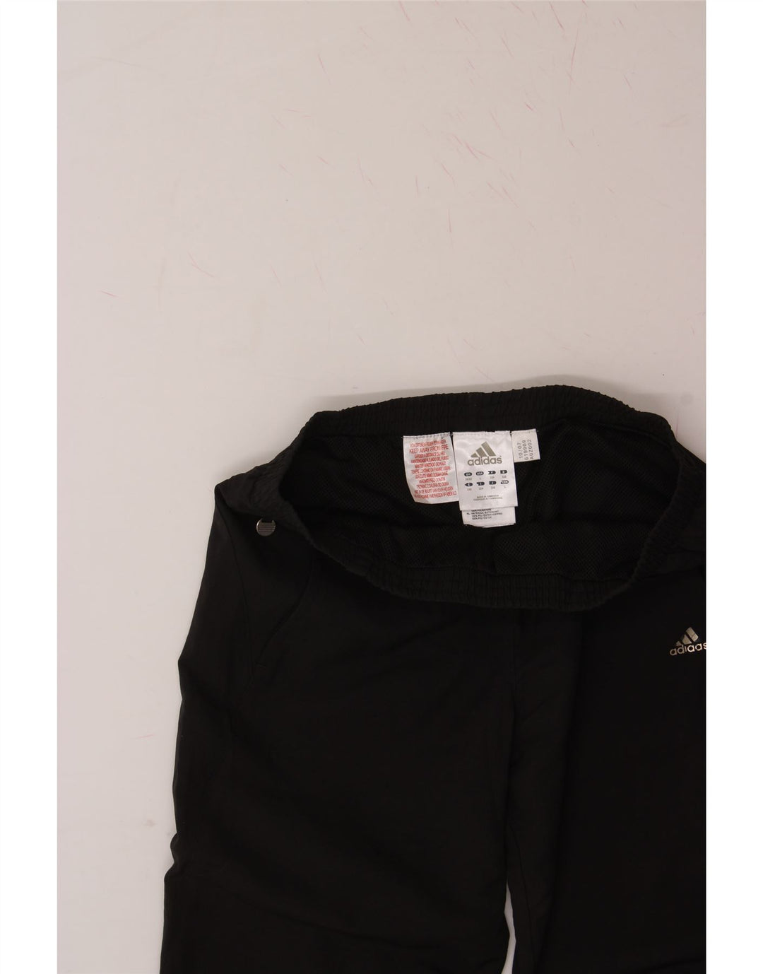 ADIDAS Boys Tracksuit Trousers 11-12 Years  Black Polyester Vintage Adidas and Second-Hand Adidas from Messina Hembry 