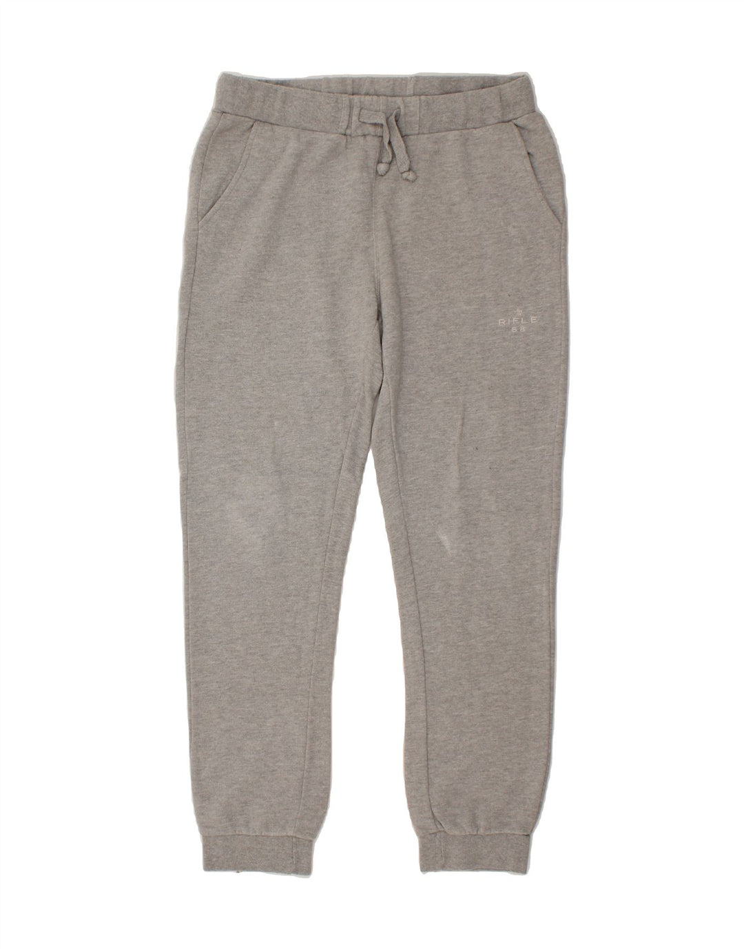 RIFLE Mens Tracksuit Trousers Joggers Large Grey Cotton Vintage Rifle and Second-Hand Rifle from Messina Hembry 