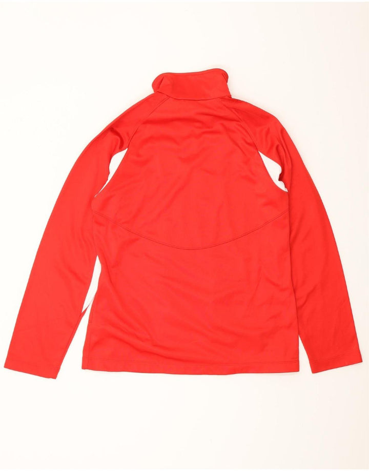 LOTTO træningsdragt topjakke til kvinder UK 14 Medium Rød Colourblock Polyester