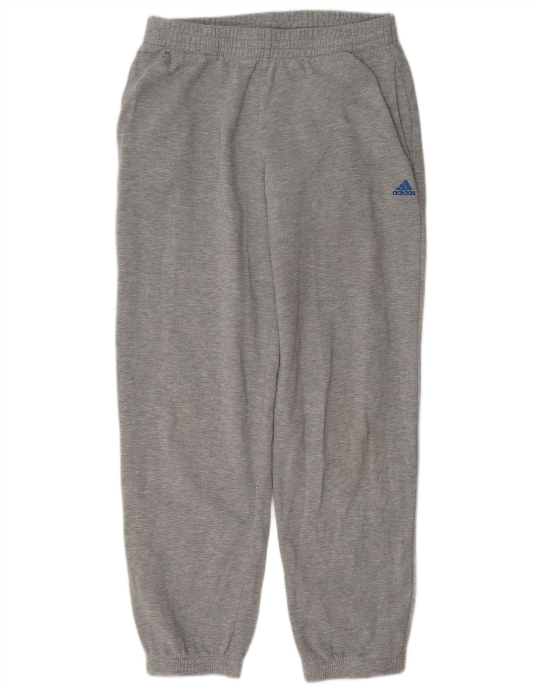 Adidas Mens Tracksuit Trousers Joggers Medium Grey Cotton
