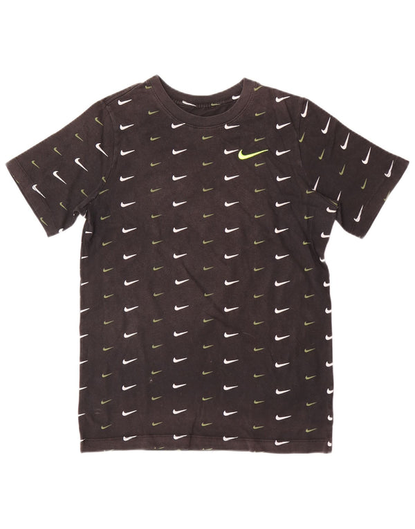 Chłopięcy T-shirt z grafiką Nike, 13-14 lat, XL, czarny
