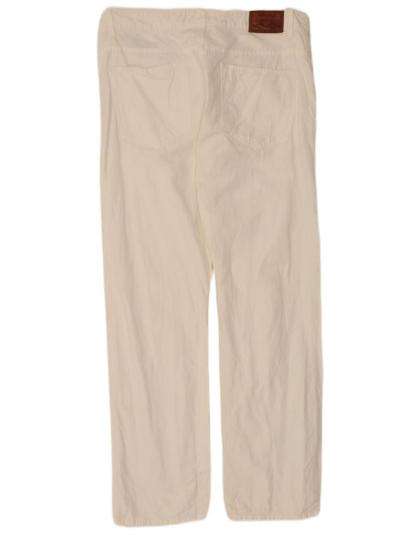 Gant Jeans dritti da uomo Tyler a vita bassa, vestibilità regolare, W36 L32, cotone bianco