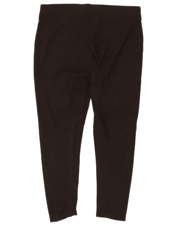Marks & Spencer Womens Leggings UK 16 Large Brown Viscose