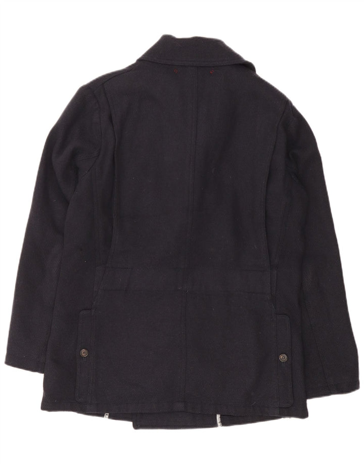 Chaquetón para hombre Montedoro IT 48 Lana azul marino medio