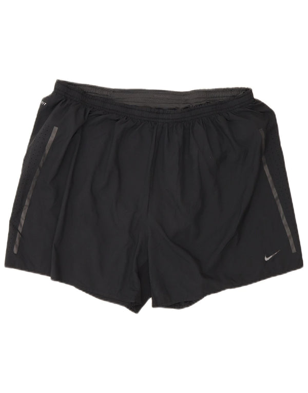 Pantaloncini sportivi Nike da uomo XL in poliestere nero