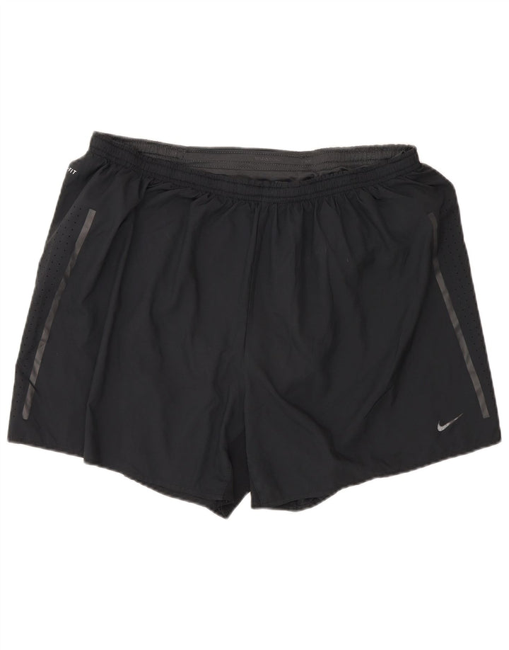 Pantaloncini sportivi Nike da uomo XL in poliestere nero