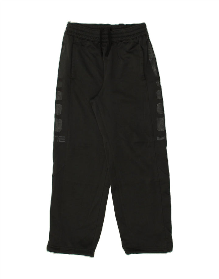 NIKE Boys Dri Fit Graphic Tracksuit Trousers 10-11 Years Medium Black Vintage Nike and Second-Hand Nike from Messina Hembry 