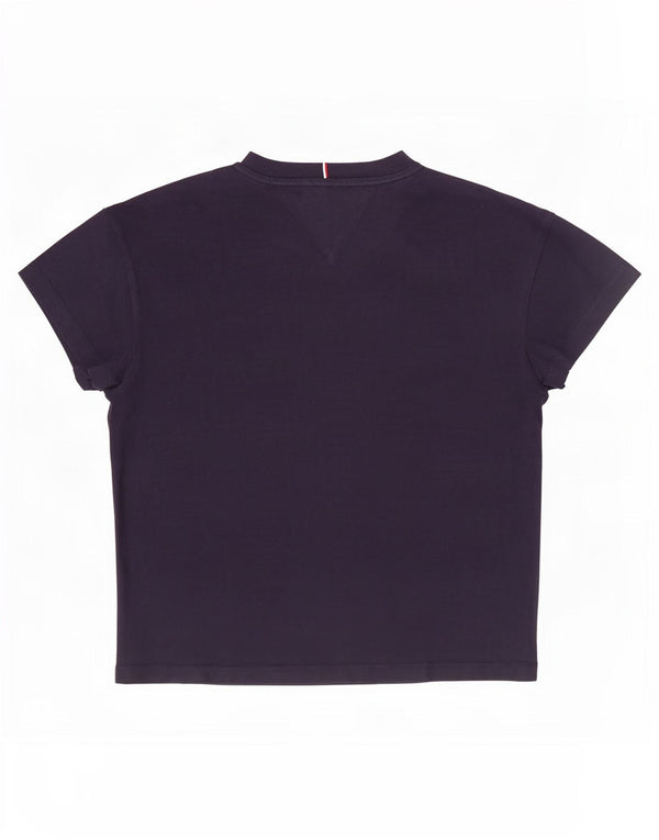 T-shirt grafica per ragazze Tommy Hilfiger Top 13-14 anni blu navy