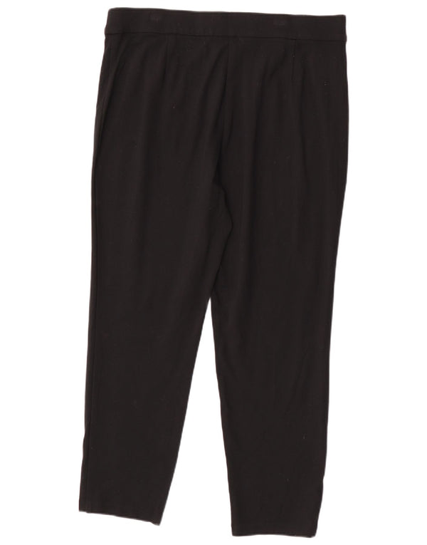 Marks & Spencer ženske sužene ležerne hlače UK 18 XL W36 L26 crne