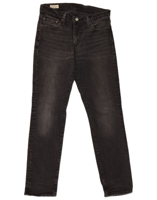 Levi's Mens Slim Jeans W30 L30 fekete pamut