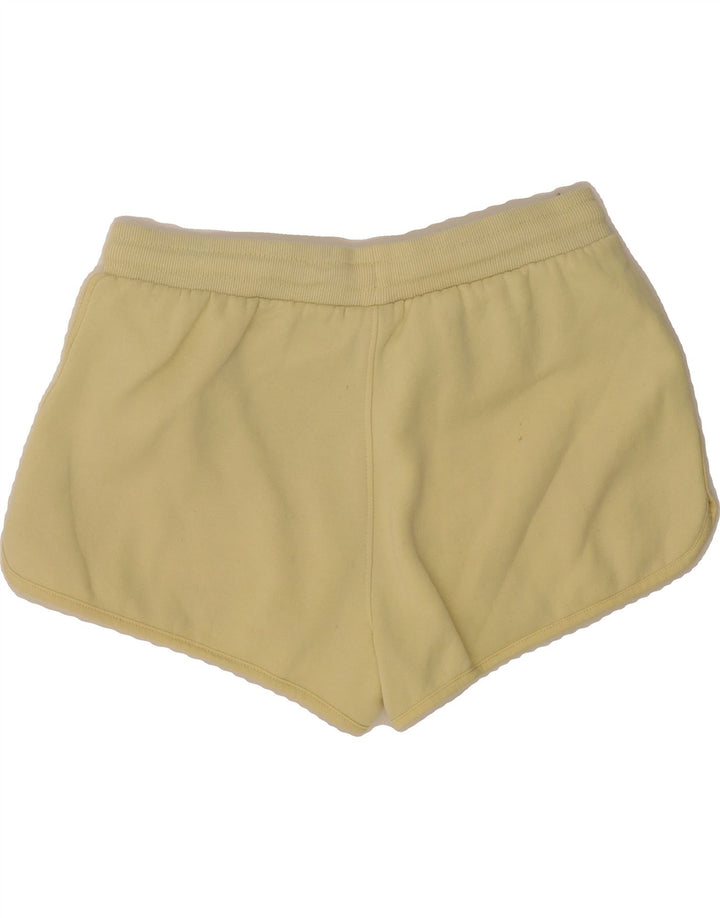 UMBRO Womens Sport Shorts UK 14 Medium Yellow Cotton Vintage Umbro and Second-Hand Umbro from Messina Hembry 