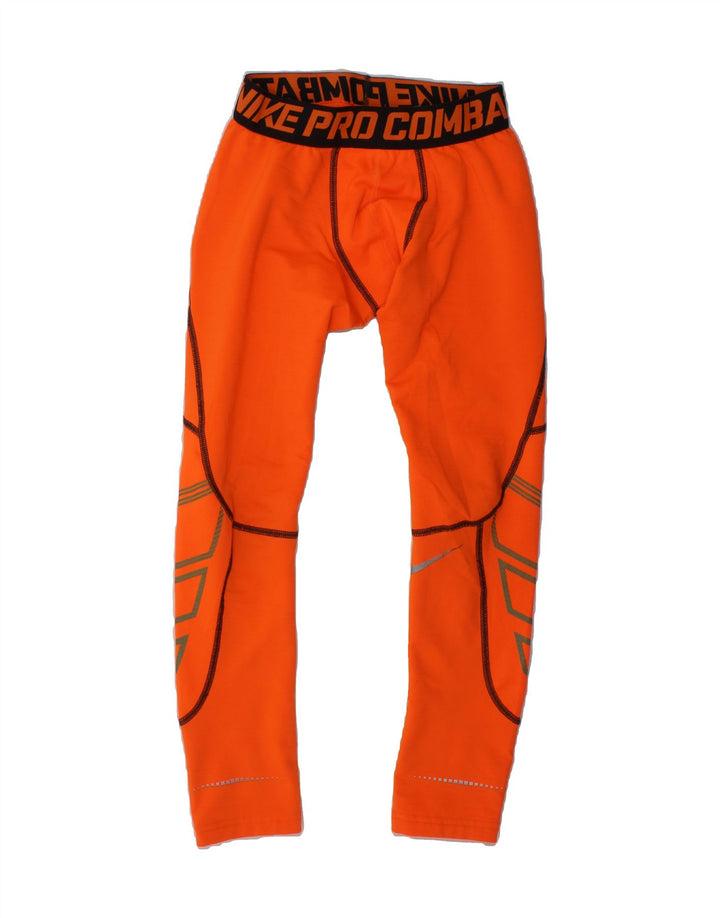NIKE Girls Leggings 10-11 Years Medium  Orange Polyester Vintage Nike and Second-Hand Nike from Messina Hembry 