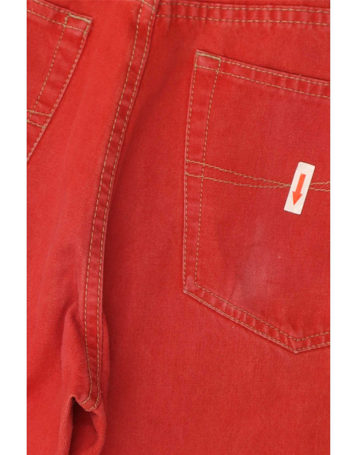 Henry Cottons Mens Straight Jeans W31 L27 Red