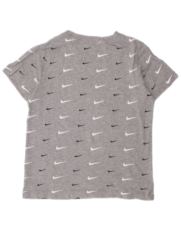 Nike Boys Graphic T-Shirt Top 6-7 Years XS Grey Cotton