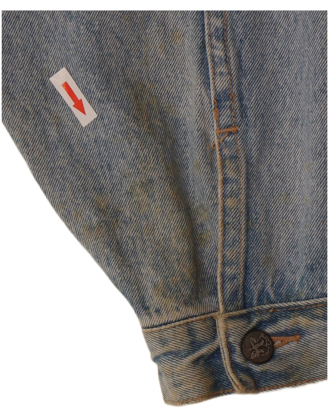 Ragazza Womens Denim Jacket UK 14 XL Blue Cotton