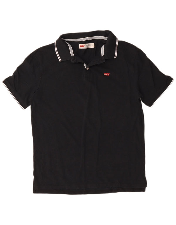 Polo Levi's da uomo XL in cotone nero