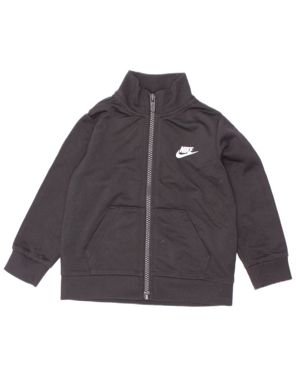 Giacca da tuta grafica Nike da bambino, 12-18 mesi, color block nero