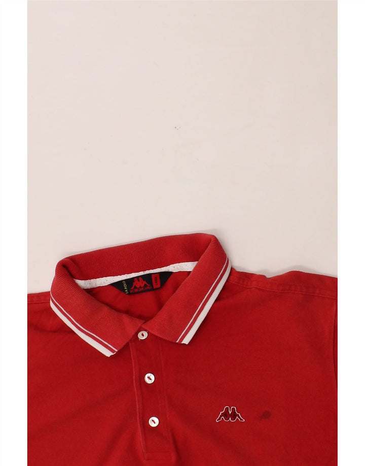 KAPPA Mens Polo Shirt Large Red Cotton Vintage Kappa and Second-Hand Kappa from Messina Hembry 