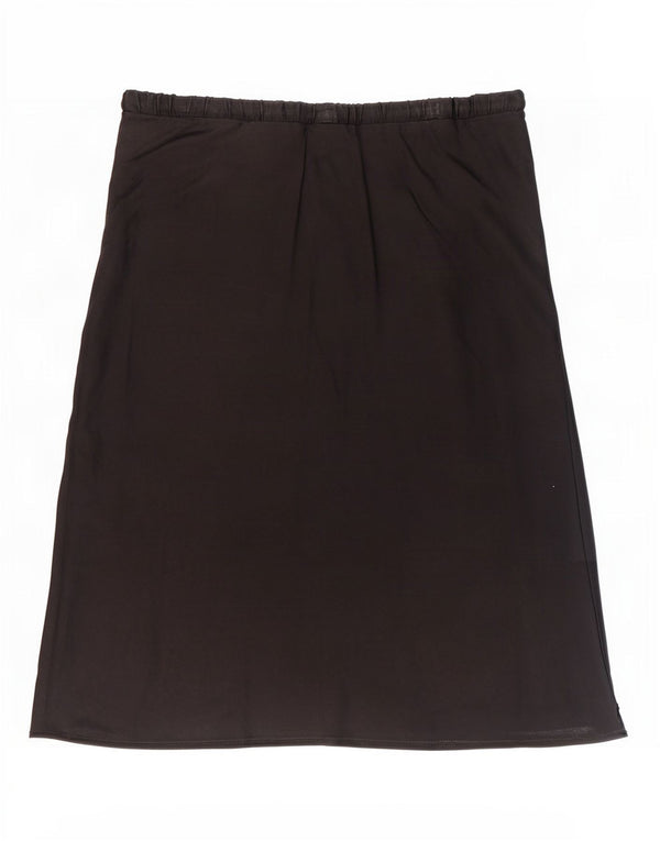 Fustă A-Line pentru femei Topshop UK 12 Medium W30 Viscoză neagră