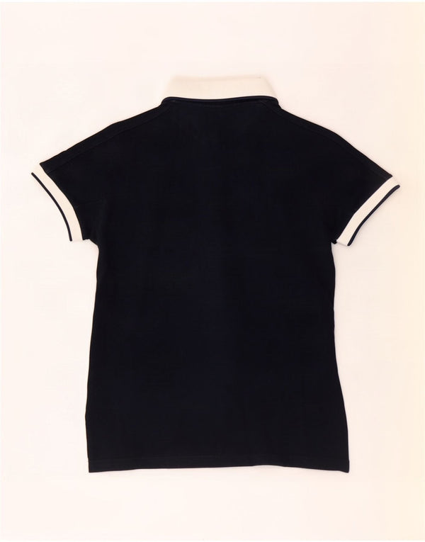 Fred Perry Polo para mujer UK 40 Small Azul marino Colorblock