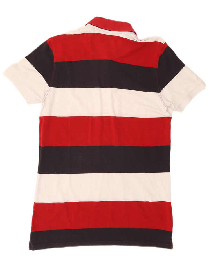 Murphy & Nye Herre Regular Fit Polo Shirt Stor flerfarvet stribet bomuld
