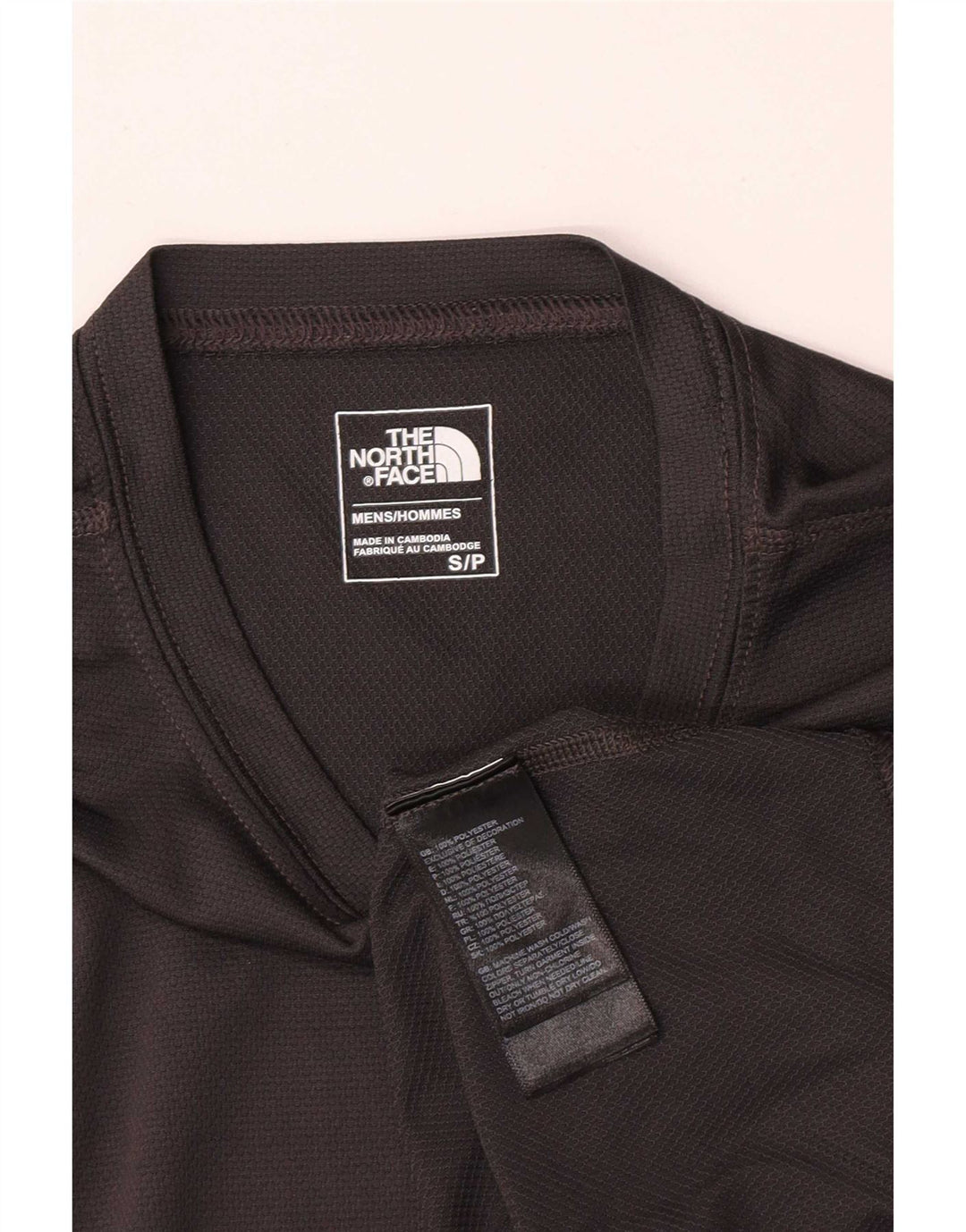 The North Face Mens T-Shirt Top Small Grey Polyester