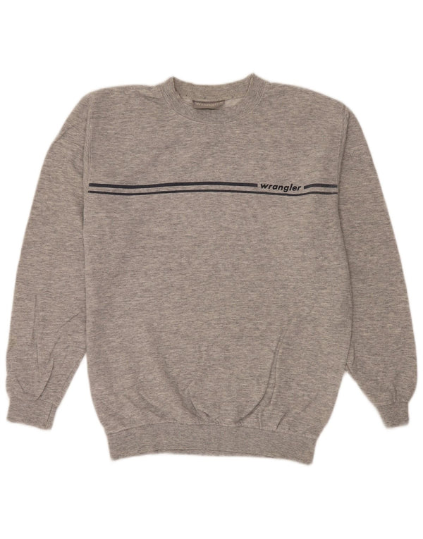 Męska bluza Wrangler, mała, szara, nakrapiana bawełna